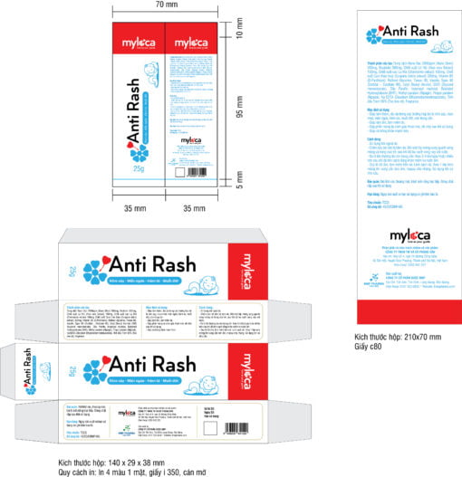 KEM HĂM ANTI RASH